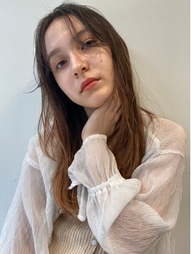 ローウェ 表参道(Louwe) ゆるふわ透明感,小顔ウェーブオリーブベージュ[表参道/表参道駅]