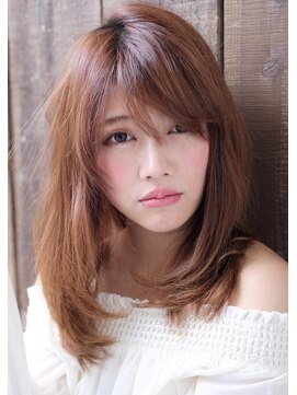 ヘアーズ ベリー 瓢箪山店(hairs BERRY) BERRY＿ミディ＿ショコラベージュ＿＿20.30.40代