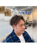 ツーブロック×ハードツイスパ