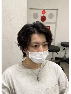 プライズ アイリス 池袋東口店(prize Iris) サイドパートウルフ/波セット/メンズ/￥5280