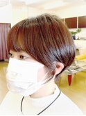 マッシュ風キュートショートボブ
