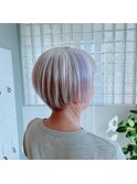 アシメカラーショート