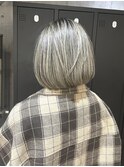バレイヤージュ＊シルバーブロンド