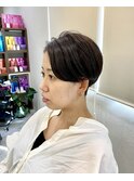 ジェンダーレス刈り上げショート