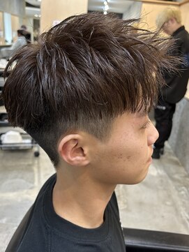 ニアウ 伊勢崎連取店(Niau) メンズマッシュパーマツイストスパイラルパーマ波巻きパーマ