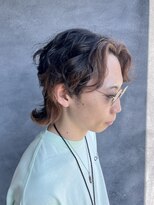 フリー(FREEY)&nbsp;スパイラルパーマ×マッシュウルフ