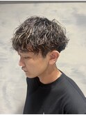 メッシュ×スパイラルパーマ1