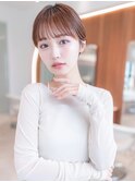 20代30代/大人かわいい/小顔ひし形/大人美人ショート/韓国