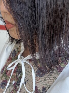 パディントン(Paddington) 濃いめなのに透明感☆クールなディープパープル&シルバー☆