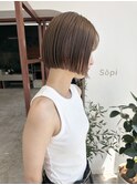 ◎NAKAMURA◎ #01ミニボブ/透明感ベージュ