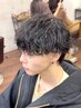 【全員クーポン】メンズカット波巻きパーマ内部補修TR /14300 merci横浜