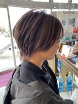 コワファースト 大分(COIFF1RST) グレージュ×伸ばしかけウルフ