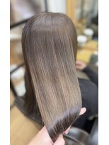 ミナモ(MINAMO)&nbsp;オリーブグレー/シャドウハイライト/細めハイライト/20代30代