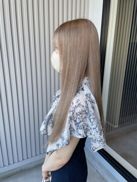 ナンバー(number+) 10代20代7透明感カラーミルキーグレージュ