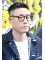 マーズ(MARS) クロップスタイル×スキンフェード×アップバング/20代30代40代