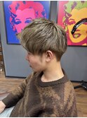 メンズマッシュ&グレージュカラー