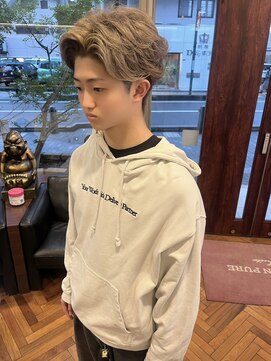 ファーレンピュアスウィート(fahren-pure-suite) フェザーパーマ×milk tea beige