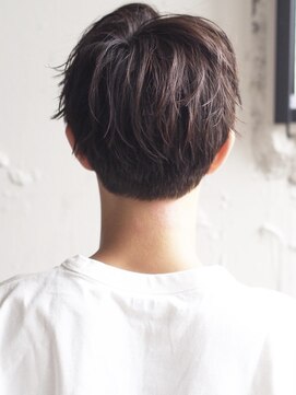 レノラ 本町(LENORA) スパイキーショートブルーブラックフェザーパーマサーフカール