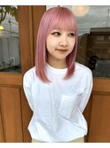 ペールピンクヘアー