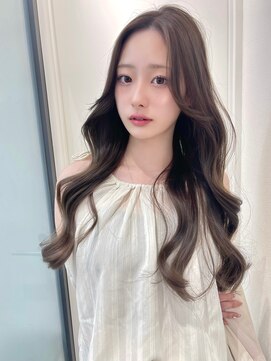リリー(Lilley) マロンベージュ×小顔レイヤー×韓国風巻き×髪質改善