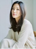 ☆ホワイトグレージュミニウルフデジタルパーマチェリーブラウン