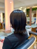 ケイキューブ(K-CUBE)&nbsp;ウルフレイヤー髪質改善白髪染めハイライト30代40代元町中華街