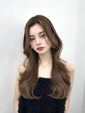 アマトウキョウ アユンチェ(AMA TOKYO×AYUNCHE) 前髪顔まわり韓国ヘアレイヤーカットサイドバンク2wayバンク韓国