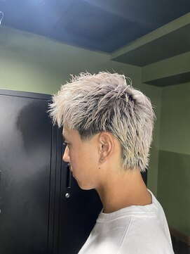 メゾンフォーメン 心斎橋店(Maison for men) ハイトーンフリンジカット/スパイキーショート/ショート