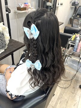 カリーノ 表参道(CARINO) 【推し活】髪の毛ハートあみたらし