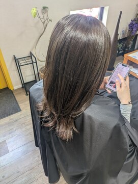 ピープス(PEEPS) ミルクティーアッシュ＋ナチュラルレイヤー