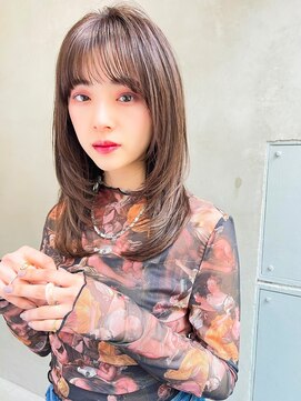 エイミー(Aimee) Aimee 町田　レイヤーカット×ココアブラウン