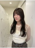 韓国ヘア/顔まわり/レイヤー/前髪カット/小顔/韓国風/髪質改善