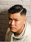 【20代 男性】ロンドン七三スキンフェード（大宮/バーバー）
