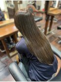 ベージュ×髪質改善トリートメントで上品に