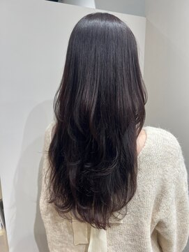 アメリ(ameri) 【ameri miyuki】チョコピンク×ハイレイヤーの軽やか艶スタイル