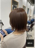 外ハネミディアム#浦和#美容院#南浦和#縮毛矯正#髪質改善#艶髪