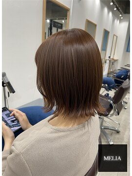 メリア(MELIA) 外ハネミディアム#浦和#美容院#南浦和#縮毛矯正#髪質改善#艶髪