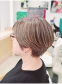 お洒落白髪カラーカット