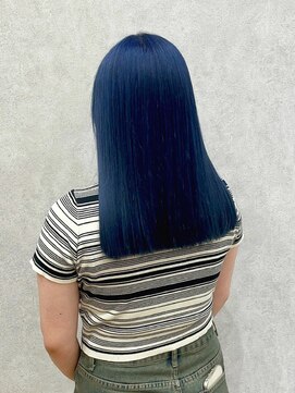 【艶髪】ネイビーカラー【【下曽根駅】】