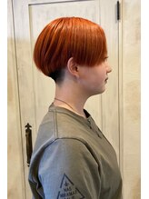 ヘアーリゾートガーデン 南林間店(Hair Resort Garden)&nbsp;マンダリン色のハンサムショート