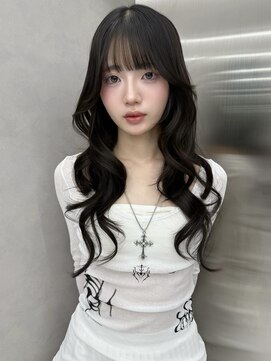 アイヴァン(AIVAN) ワンホンレイヤー/ハッシュカット/ダークブラウン l