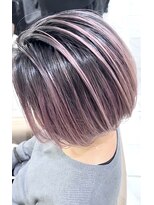 アッシュ 大宮店(Ash)&nbsp;コントラストピンクグレージュハイライトバレイヤージュ