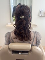 エアー(Air)&nbsp;京都/河原町 大人可愛いハーフアップ/ヘアアレンジ/髪質改善