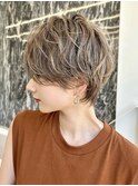 ＜30.40.50代＞似合わせショートx髪質改善カラー