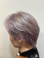グランアージュ 池袋東口店(grandage)&nbsp;ホワイトベージュ×高発色ピンクパープルエンドカラーショート