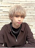 ブロンドラウンドマッシュ