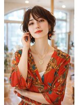 フリックヘアサロン 梅田茶屋町2号店(FLICK HAIR SALON) ショートレイヤー大人ヘアスタイル/大人ショート