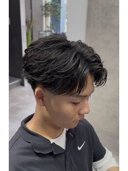 the Men'  by un.H【6/1 NEW OPEN（予定）】の写真/圧倒的に扱いやすいカット技術と、初心者でもスタイリングが楽になるパーマスタイルを提案します！