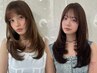 【香りも◎】カラー(リタッチ)+カット+色持ちup 3STEP TR 12000円