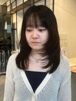 フィルムス 銀座(FILMS)&nbsp;くびれレイヤー/オリーブベージュ/顔周り/シースルー/銀座